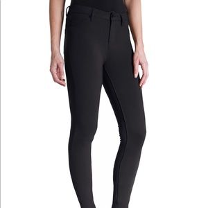 High waisted black jeggings/work pants